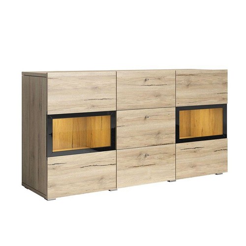 Credenza moderna ante rovere - credenza,