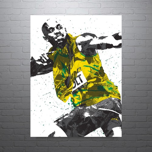 Usain bolt giamaica - usain, stampa
