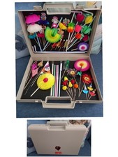 Vintage Rara Valigetta Espositiva Espositore  Decorazione Cocktail Gelati