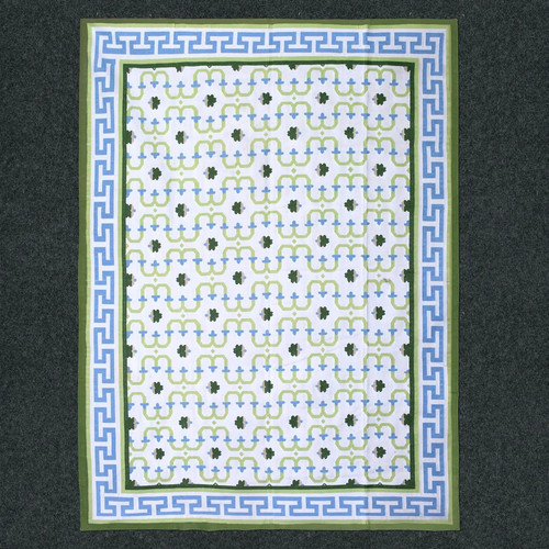 Tappeto dhurrie cotone - in,