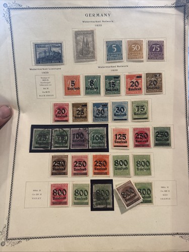 Assorted stamps 1923 germany - assorted,