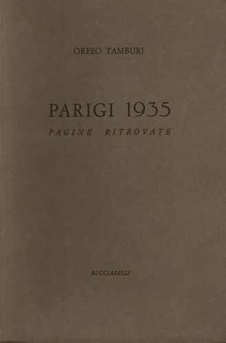 Parigi 1935 pagine ritrovate - pagine,