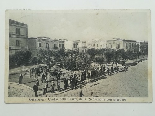Cartolina ortanova piazza - cartolina,