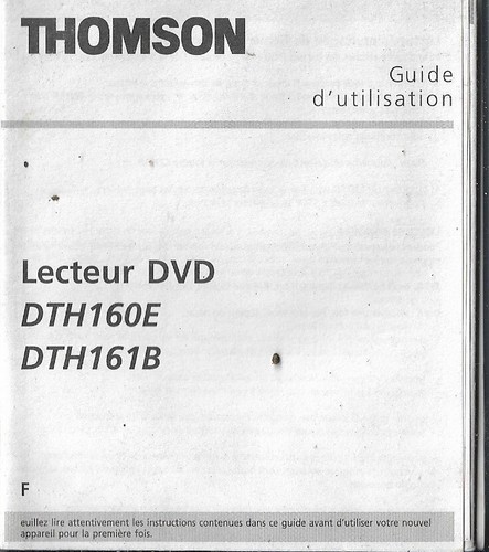 Thomson dth 160 161 - thomson,