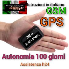 LOCALIZZATORE GPS MICROSPIA AMBIENTALE GSM SPIA CIMICE AUTO MOTO BAMBINI SD SPY