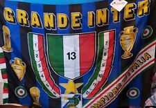 BANDIERA FLAG CALCIO FOOTBALL VINTAGE ANNI 80/90   130X95 ca.  INTER
