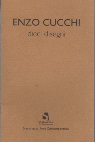 Enzo cucchi dieci disegni - enzo, disegni.