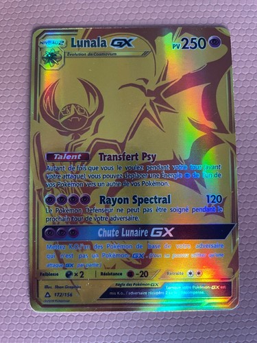 Carte pokemon lunala gold - carte,