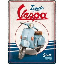 Targa in latta Vespa Iconic