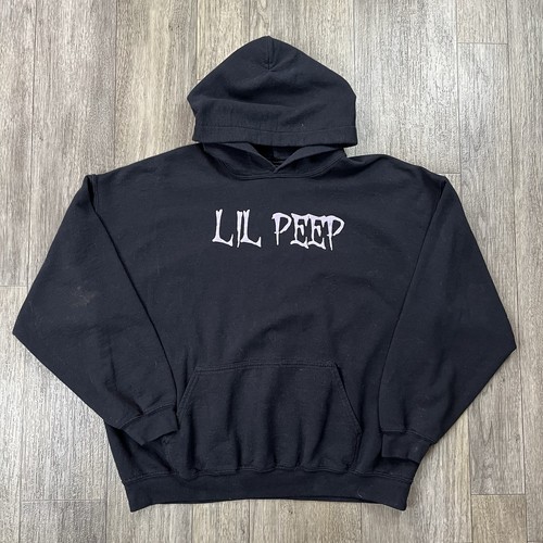 Felpa con cappuccio lil peep - lil,