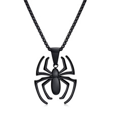Collana con ciondolo ragno