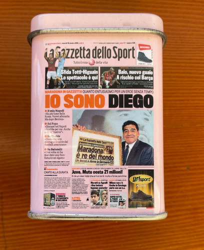 Scatola latta pastiglie - scatola,
