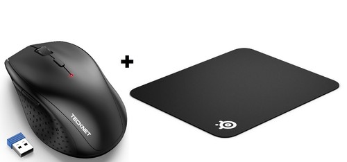 Mouse ottico wireless tecknet - mouse,