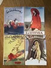 La lettura 4 copertine Marcello Dudovich