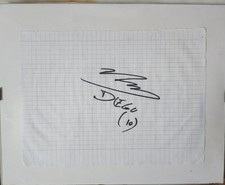 Foglio Firmato da Diego