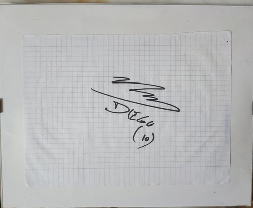 Foglio firmato diego - firmato,