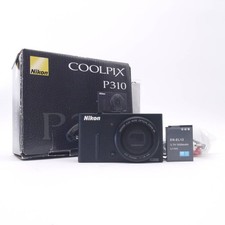 Nikon COOLPIX P310 fotocamera compatta nera con scatola, testata, ottime condizioni