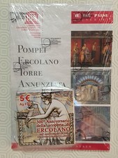 5 Euro Italia Ag FDC 2008 Pompei Ercolano Torre Annunziata - libricino 200 pezzi