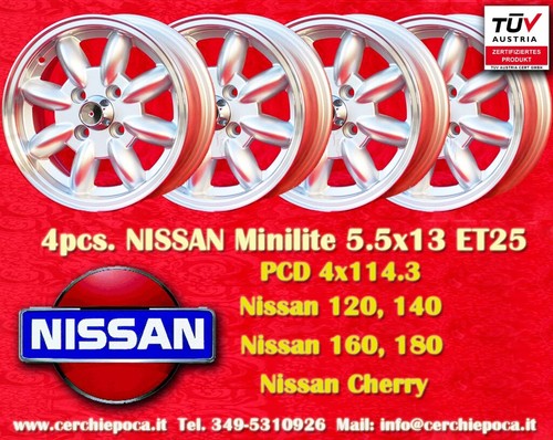 Cerchi nissan datsun - nissan/datsun, 5.5x13