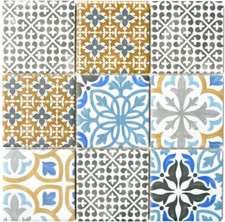 Piastrella mosaico retrò