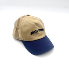 Berretto Miu Miu logo bicolore