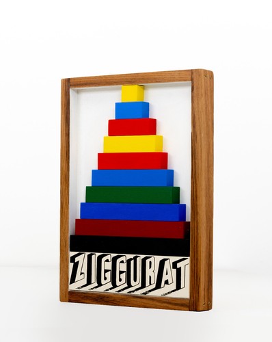 Joe tilson ziggurath 2003 - "ziggurath",,