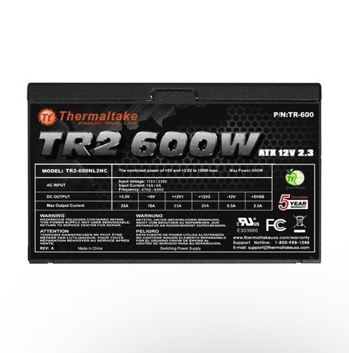Thermaltake tr2 600w atx - tr2-600w,
