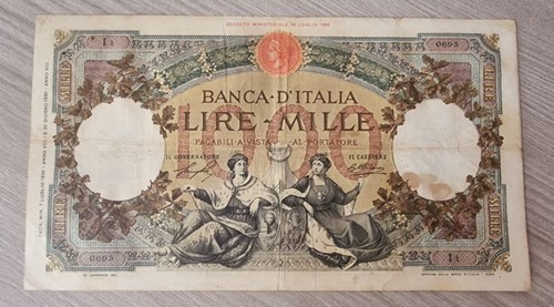 Rarissima mille 1000 lire - mille,