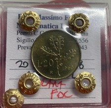NL*ITALIA 20 Lire BRONZITAL 1968 RARA FDC  Perizia Filisina Massimo