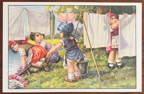 Cartolina lavandaie nuova - cartolina, "lavandaie"