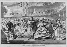 WINSLOW HOMER, DANZA ALL'ACCADEMIA DI MUSICA, DANZA