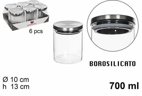 Set pezzi barattoli - set, 6