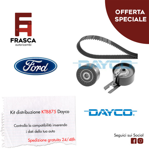 Kit distribuzione dayco ford - distribuzione,
