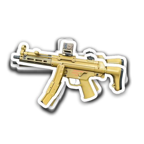 Adesivo mp5 ral pollici - mp5,