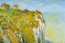 Stampa poster Cliffs Claude Monet