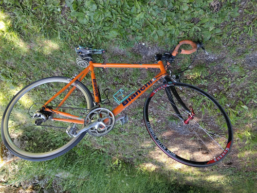 Bici corsa bianchi mega - mega, pro