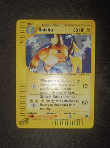 Pokemon raichu 165 - pokemon,