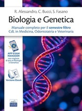 BIOLOGIA E GENETICA - MANUALE COMPLETO PER IL SEMESTRE FILTRO  - ALESSANDRO