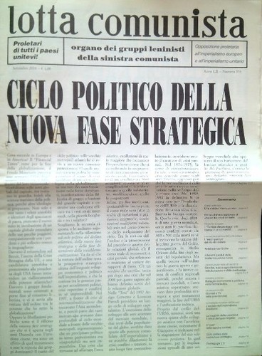 Lotta comunista anno - ,