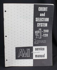 Vintage AMI Jukebox Manuale di