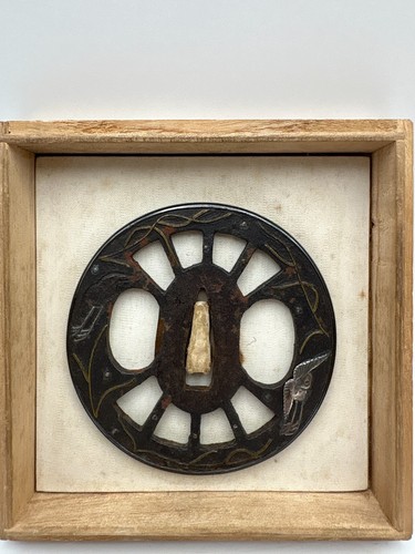 Antico tsuba giapponese - , in