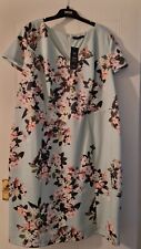 Abito controllo corpo floreale M&S nuovo di zecca - taglia 26 (NUOVO CON ETICHETTE)