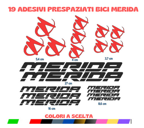 Kit adesivi merida - 19,