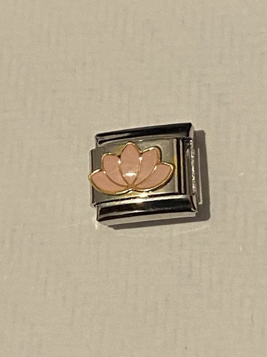 Charm fiore loto - charm, rosa