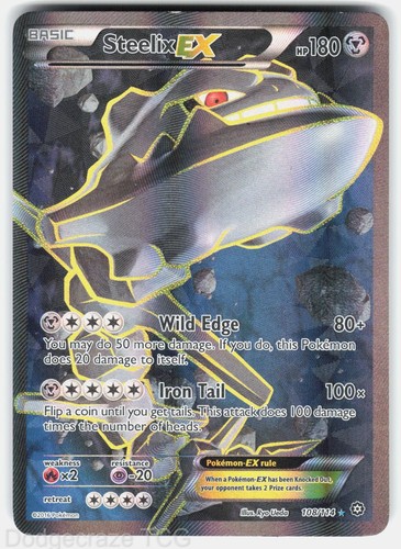 Steelix 108 114 ultra rare - steelix, ex