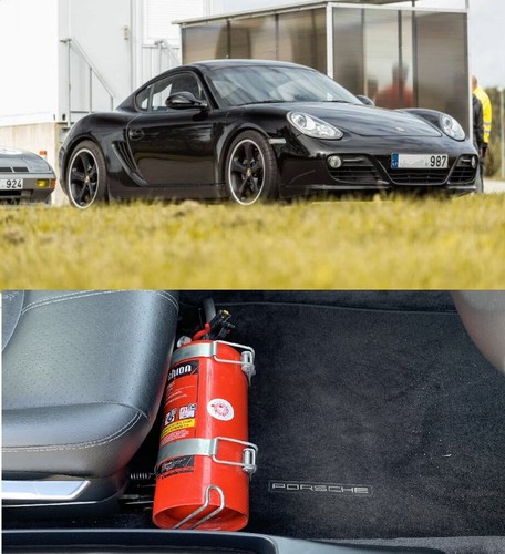 Supporto estintore porsche - estintore,