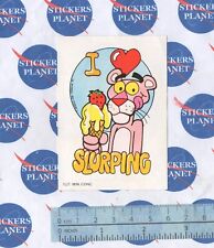 ADESIVO STICKER VINTAGE AUFKLEBER AUTOCOLLANT PANTERA ROSA PINK PANTHER