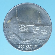 NORVEGIA 200 KRONER 1980