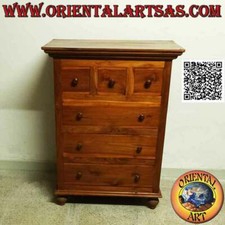 Cassettiera rettangolare a tre