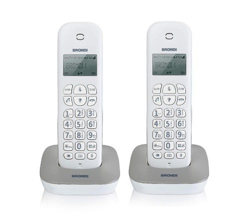 Telefono cordless duo brondi - telefono,